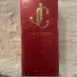 I WANT CHOO Jimmy Choo Glittering Red Perfume Box EAU DE PARFUM 3.3 FLoz